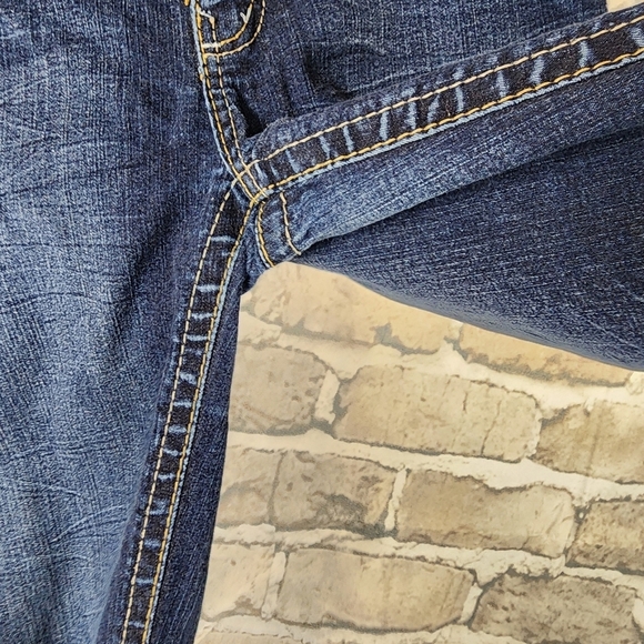 Vintage Y2K Baby Phat Jeans Baby Bootcut Mid Rise Medium Wash Fade Size 13 - Picture 9 of 15